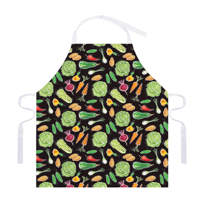 Fresh Vegetable Pattern Print Adjustable Apron