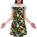 Fresh Vegetable Pattern Print Adjustable Apron