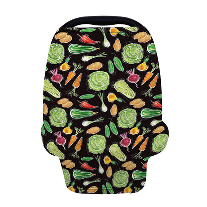 Fresh Vegetable Pattern Print Baby Seat Cover