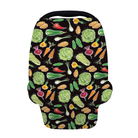 Fresh Vegetable Pattern Print Baby Seat Cover