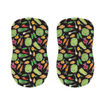 Fresh Vegetable Pattern Print Bar Stool Covers