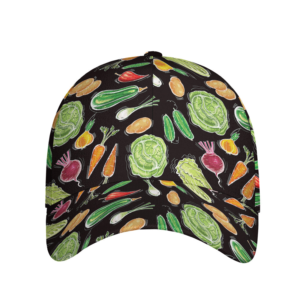Fresh Vegetable Pattern Print Baseball Cap
