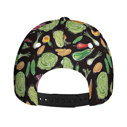 Fresh Vegetable Pattern Print Baseball Cap