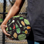Fresh Vegetable Pattern Print Basketball