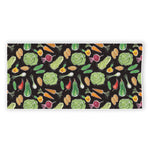 Fresh Vegetable Pattern Print Beach Towel