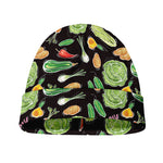Fresh Vegetable Pattern Print Beanie