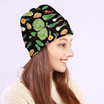 Fresh Vegetable Pattern Print Beanie