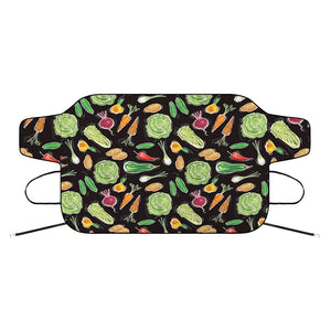 Fresh Vegetable Pattern Print Car Windshield Snow Cover