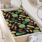 Fresh Vegetable Pattern Print Changing Pad Cover