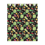 Fresh Vegetable Pattern Print Curtain