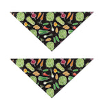 Fresh Vegetable Pattern Print Dog Bandana
