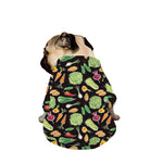 Fresh Vegetable Pattern Print Dog Zip Up Jacket