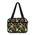 Fresh Vegetable Pattern Print Double Strap Bible Bag