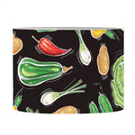 Fresh Vegetable Pattern Print Drum Lamp Shade