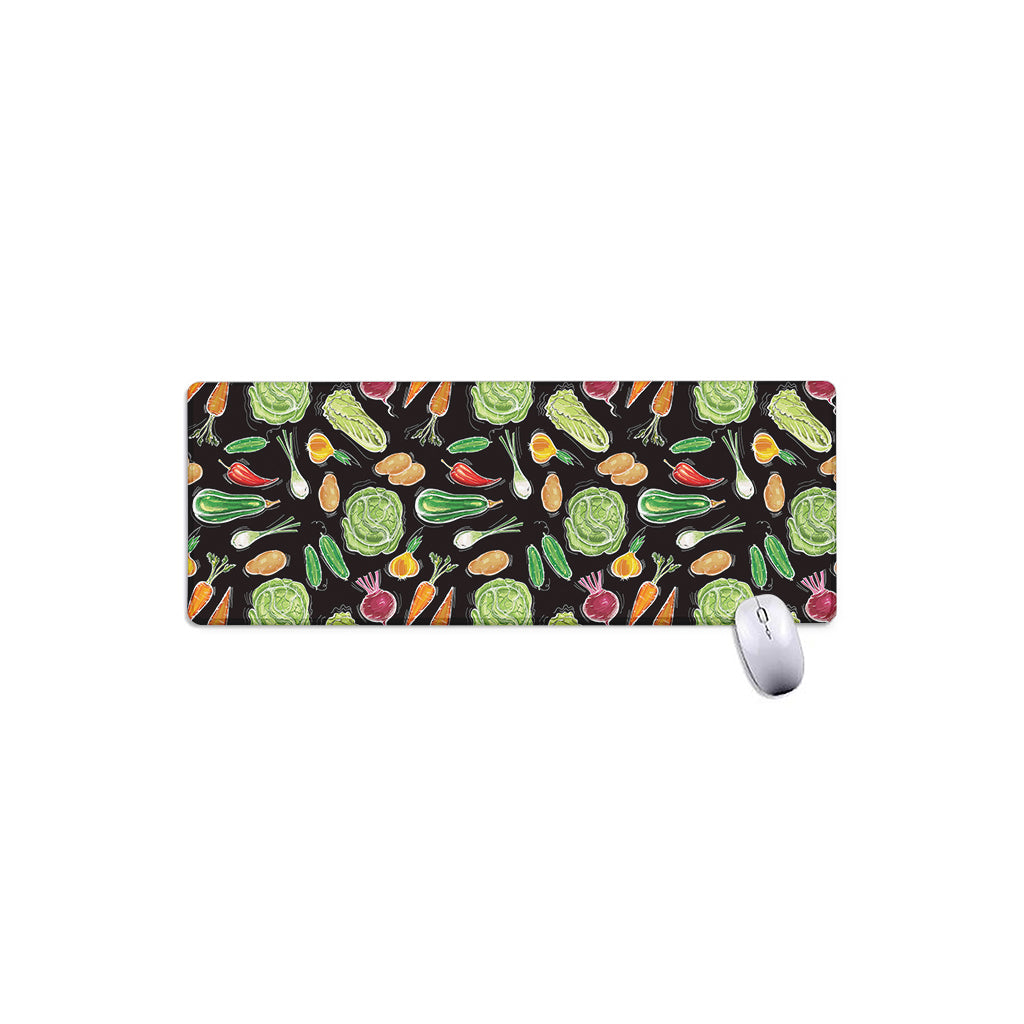 Fresh Vegetable Pattern Print Extended Mouse Pad