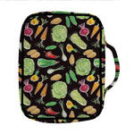 Fresh Vegetable Pattern Print Front Pocket Bible Bag