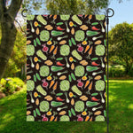 Fresh Vegetable Pattern Print Garden Flag