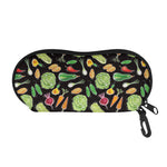 Fresh Vegetable Pattern Print Glasses Case