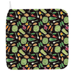 Fresh Vegetable Pattern Print Hand Towel