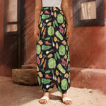 Fresh Vegetable Pattern Print Harem Pants