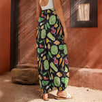 Fresh Vegetable Pattern Print Harem Pants