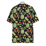 Fresh Vegetable Pattern Print Hawaiian Shirt