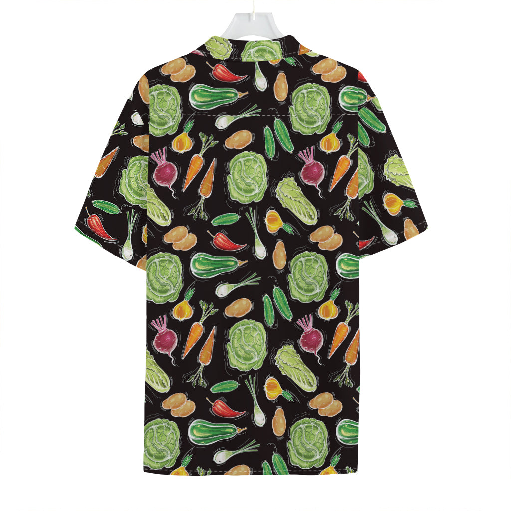 Fresh Vegetable Pattern Print Hawaiian Shirt
