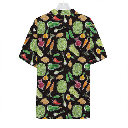 Fresh Vegetable Pattern Print Hawaiian Shirt