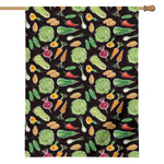 Fresh Vegetable Pattern Print House Flag