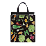 Fresh Vegetable Pattern Print Insulated Lunch Tote