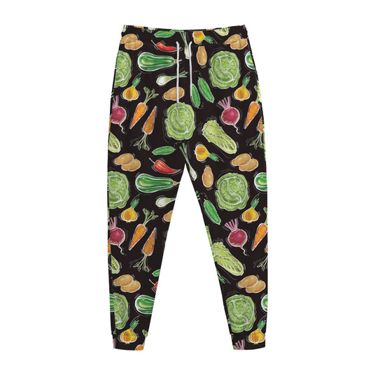 Fresh Vegetable Pattern Print Jogger Pants
