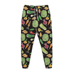 Fresh Vegetable Pattern Print Jogger Pants