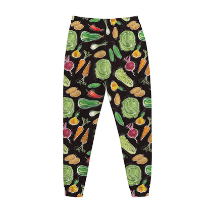 Fresh Vegetable Pattern Print Jogger Pants
