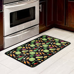 Fresh Vegetable Pattern Print Kitchen Mat