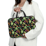 Fresh Vegetable Pattern Print Laptop Sleeve With Handle