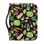 Fresh Vegetable Pattern Print Leather Bible Cover