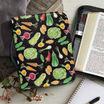 Fresh Vegetable Pattern Print Leather Bible Cover