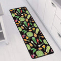 Fresh Vegetable Pattern Print Long Kitchen Mat
