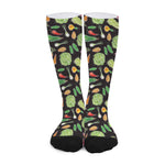 Fresh Vegetable Pattern Print Long Socks