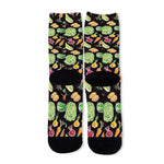 Fresh Vegetable Pattern Print Long Socks