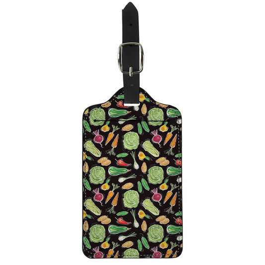 Fresh Vegetable Pattern Print Luggage Tag