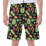 Fresh Vegetable Pattern Print Men's Beach Shorts