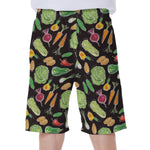 Fresh Vegetable Pattern Print Men's Beach Shorts
