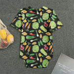 Fresh Vegetable Pattern Print Men's Bodysuit