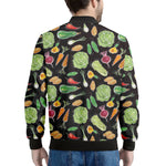 Fresh Vegetable Pattern Print Men's Bomber Jacket