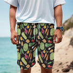 Fresh Vegetable Pattern Print Men's Cargo Shorts
