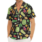 Fresh Vegetable Pattern Print Men's Deep V-Neck Shirt