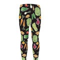 Fresh Vegetable Pattern Print Men's Leggings