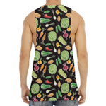 Fresh Vegetable Pattern Print Men's Muscle Tank Top