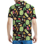 Fresh Vegetable Pattern Print Men's Polo Shirt